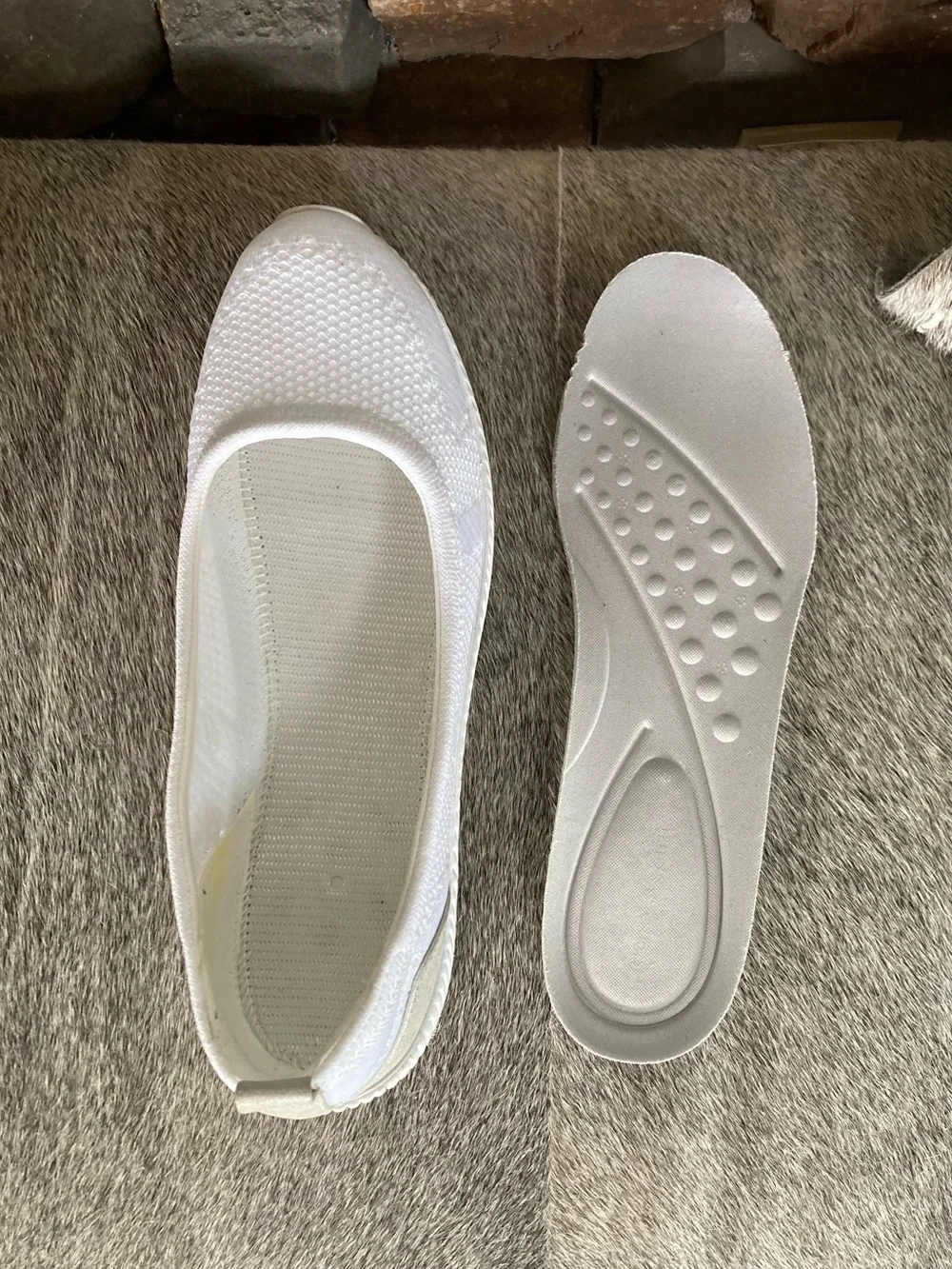 Easy Spirit Glitz Walking Shoe White Knit Size 9